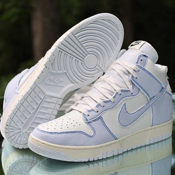 Nike Dunk High 1985 Blue Denim Men’s Size 10.5 - Picture 6 of 15